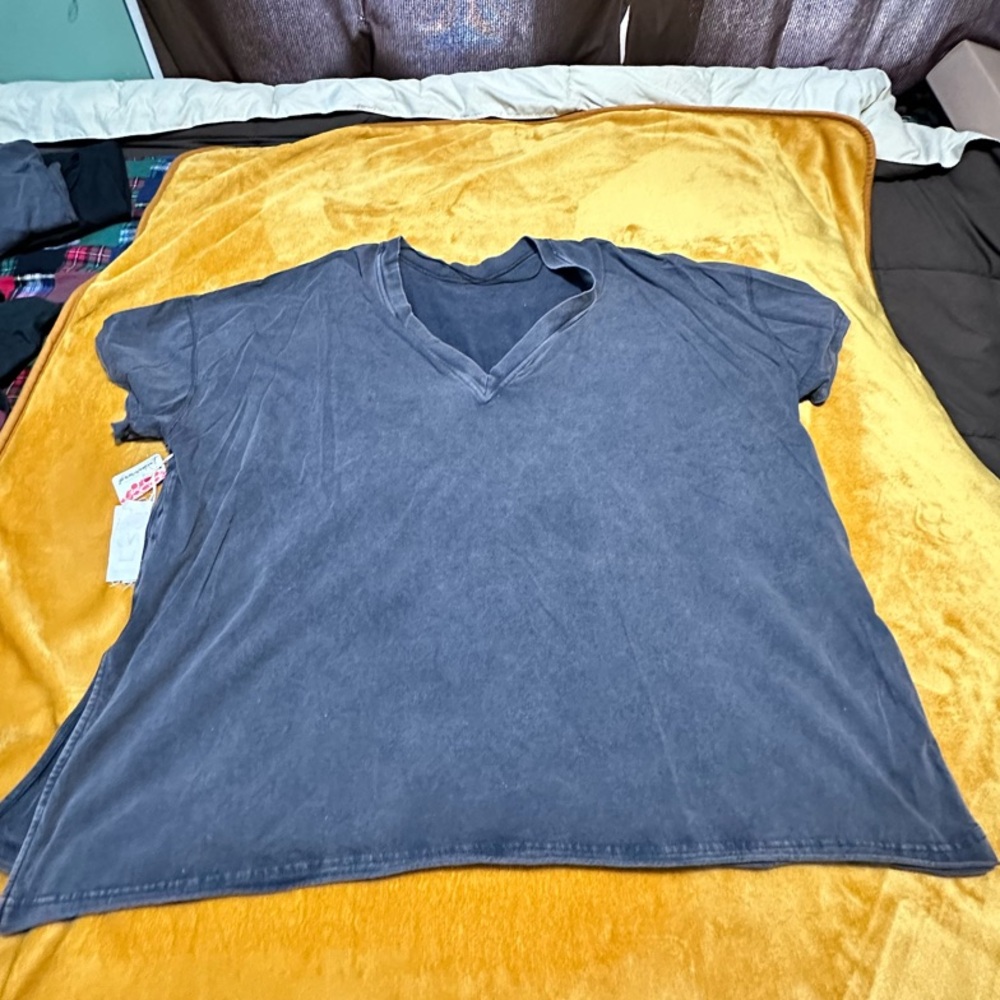 Free People Hot Shot Reversible Set Gunmetal, NWT, size Large